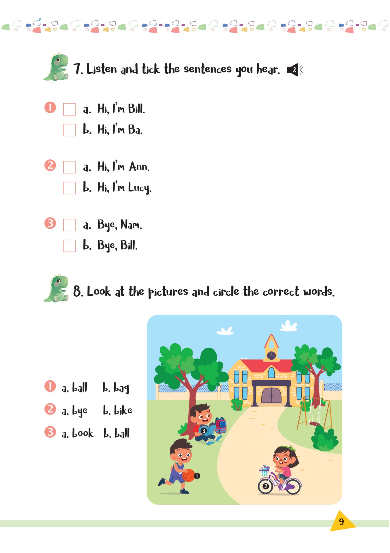 bài tập bổ trợ nâng cao tiếng anh lớp 1