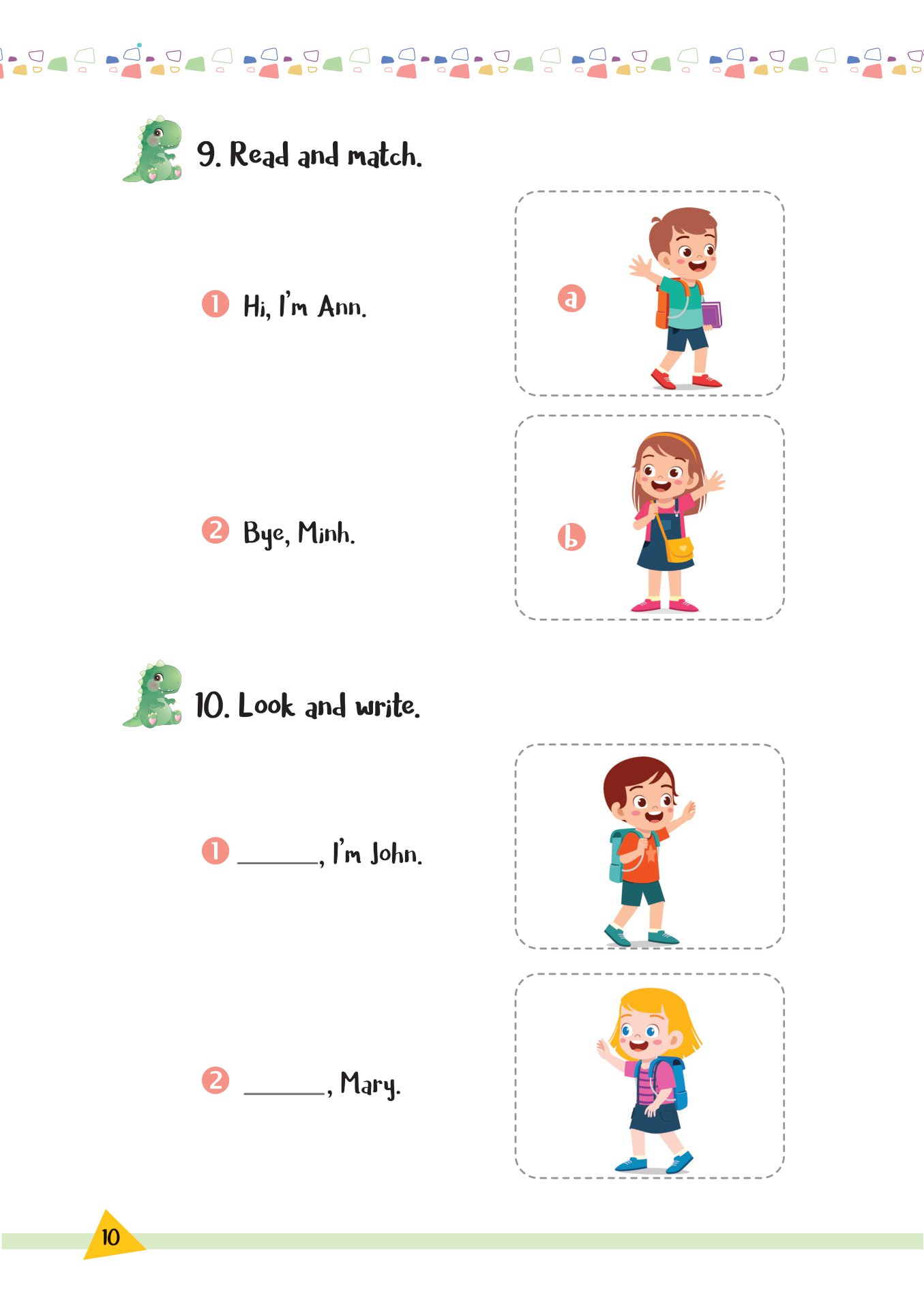 bài tập bổ trợ nâng cao tiếng anh lớp 1