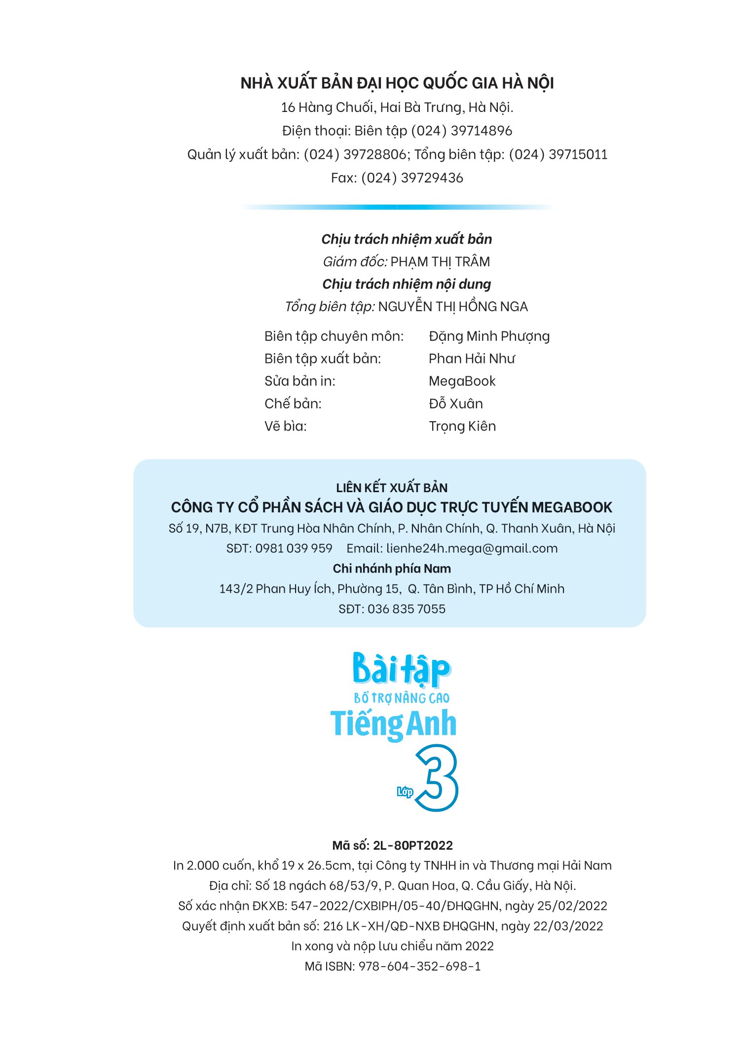 bài tập bổ trợ nâng cao tiếng anh lớp 3