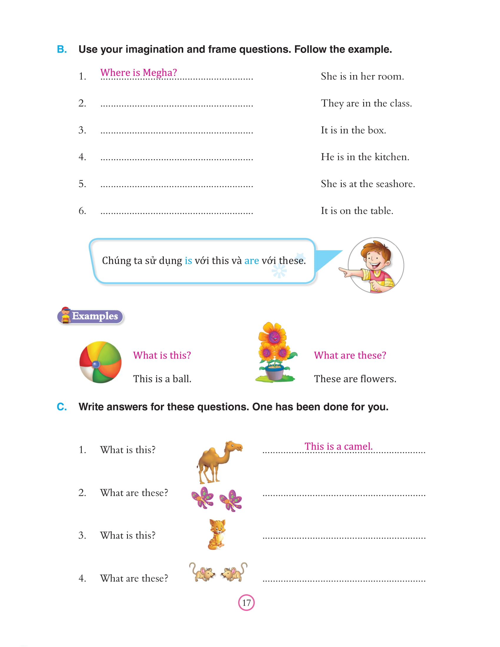 bài tập bổ trợ ngữ pháp tiếng anh - lớp 1