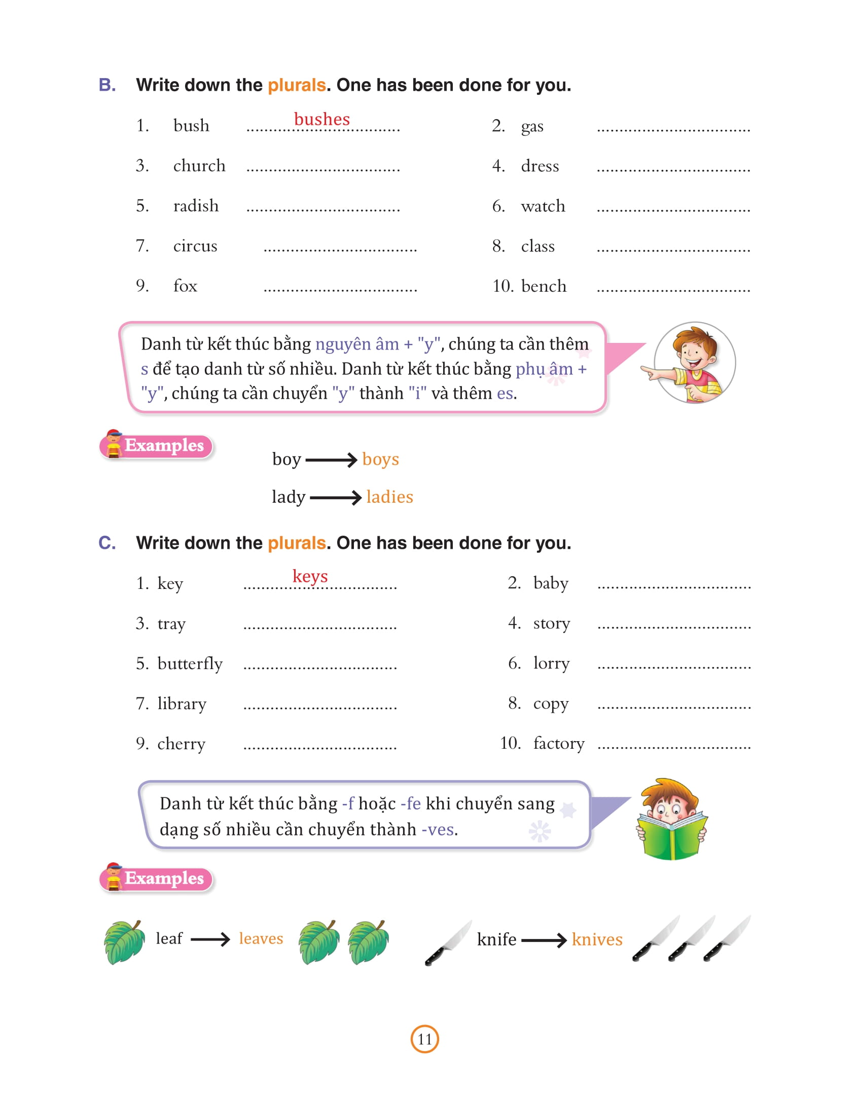 bài tập bổ trợ ngữ pháp tiếng anh - lớp 2