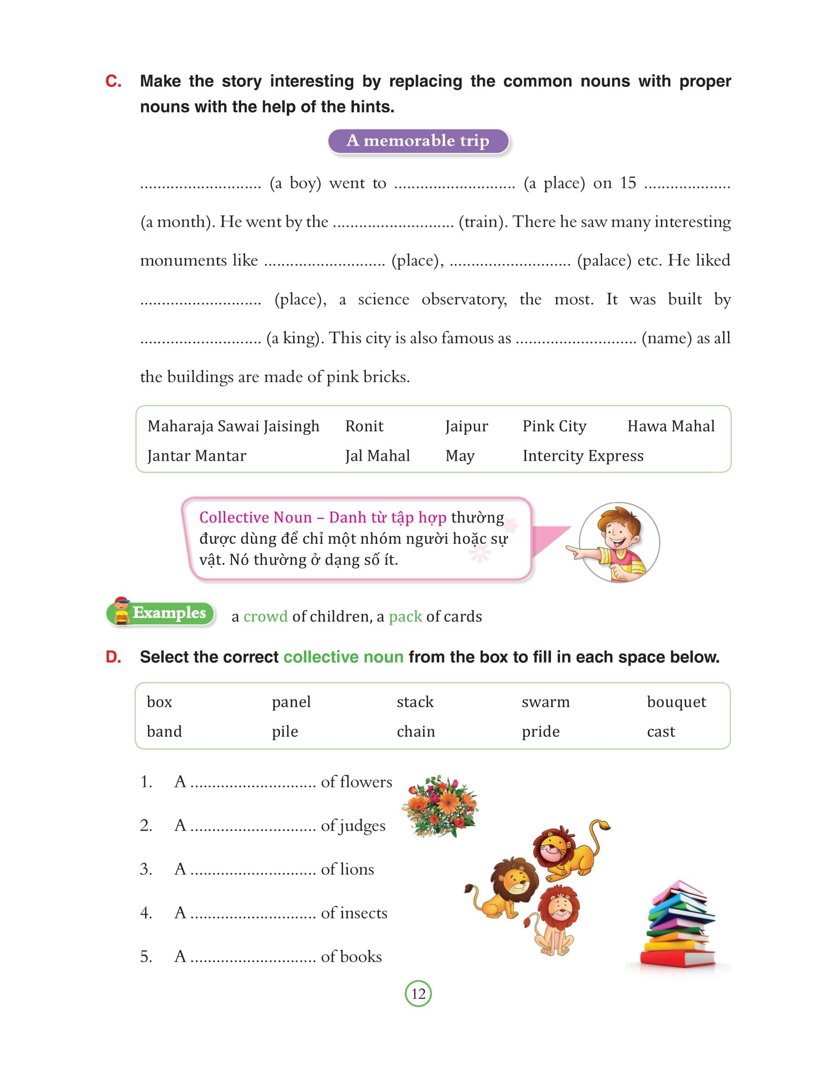 bài tập bổ trợ ngữ pháp tiếng anh - lớp 3