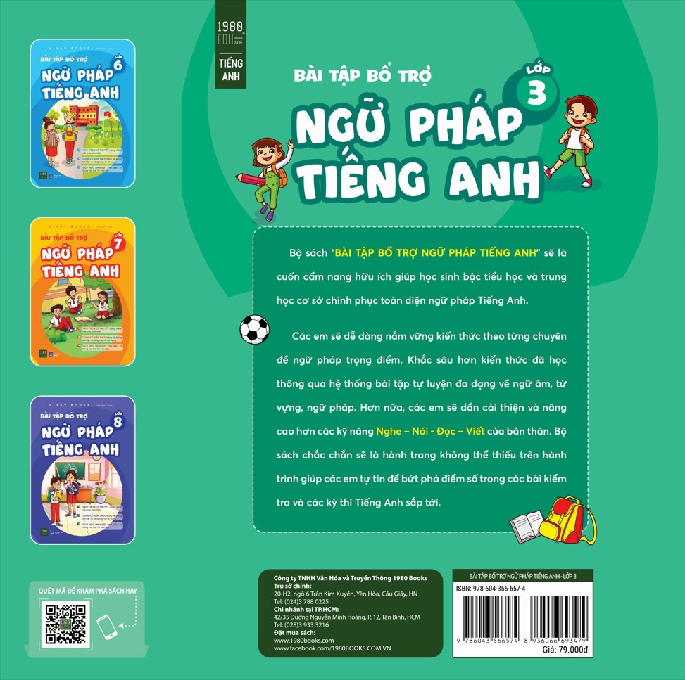 bài tập bổ trợ ngữ pháp tiếng anh - lớp 3