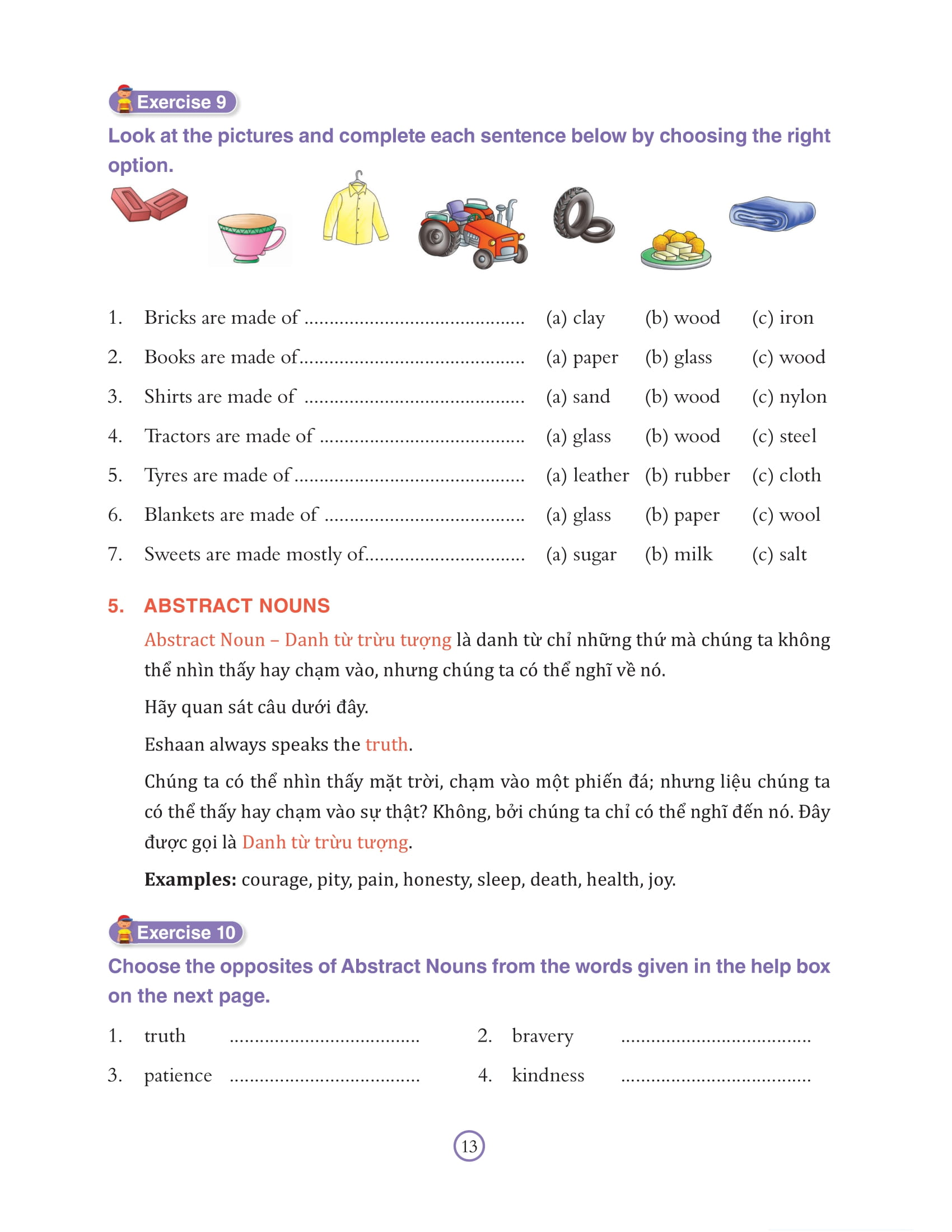 bài tập bổ trợ ngữ pháp tiếng anh - lớp 4