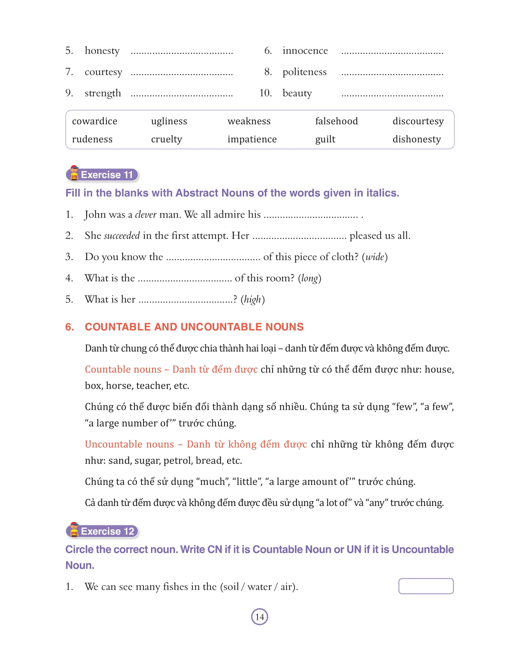 bài tập bổ trợ ngữ pháp tiếng anh - lớp 4