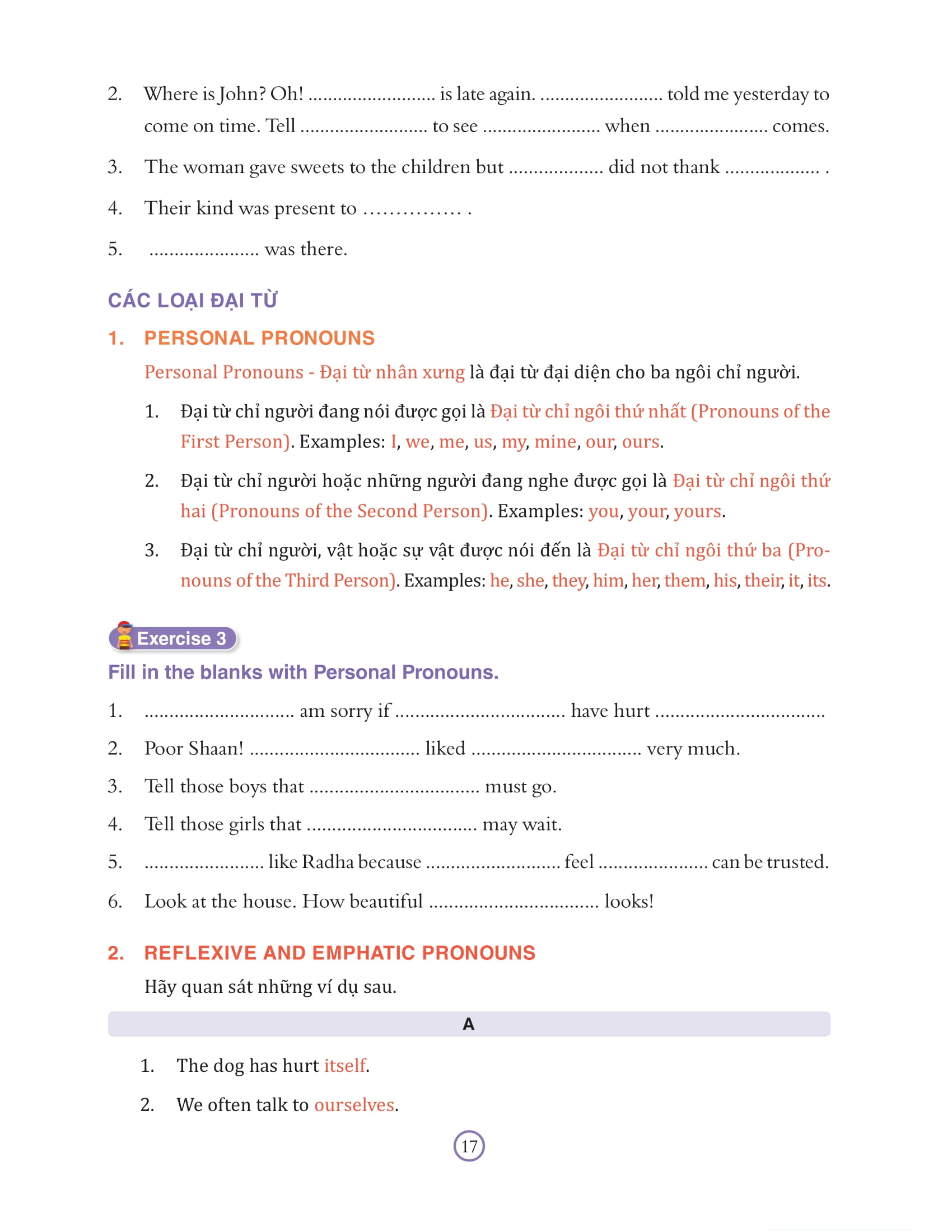 bài tập bổ trợ ngữ pháp tiếng anh - lớp 4