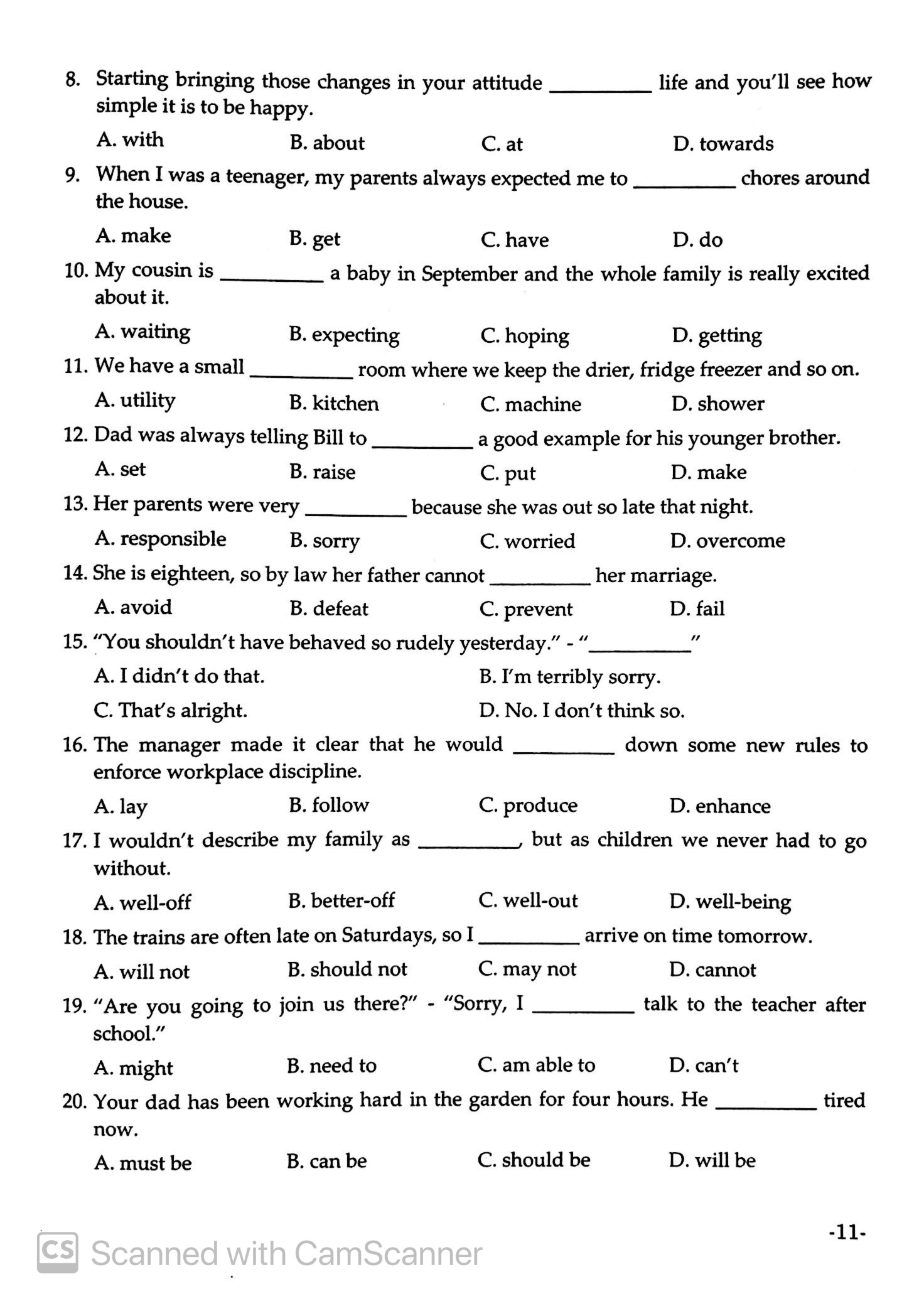bài tập bổ trợ & phát triển kĩ năng tiếng anh 11