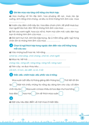 bài tập bổ trợ tiếng việt cơ bản và nâng cao lớp 2 - tập 2