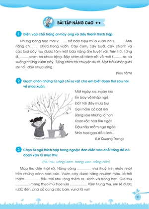 bài tập bổ trợ tiếng việt cơ bản và nâng cao lớp 2 - tập 2