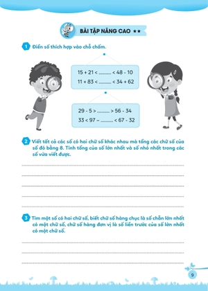 bài tập bổ trợ toán cơ bản và nâng cao lớp 2 - tập 1