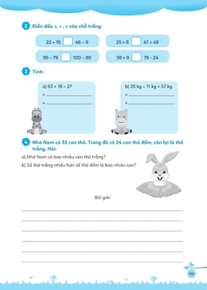 bài tập bổ trợ toán cơ bản và nâng cao lớp 2 - tập 1