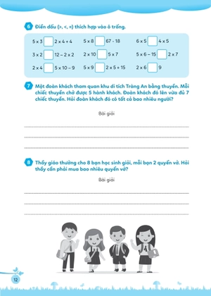 bài tập bổ trợ toán cơ bản và nâng cao lớp 2 - tập 2