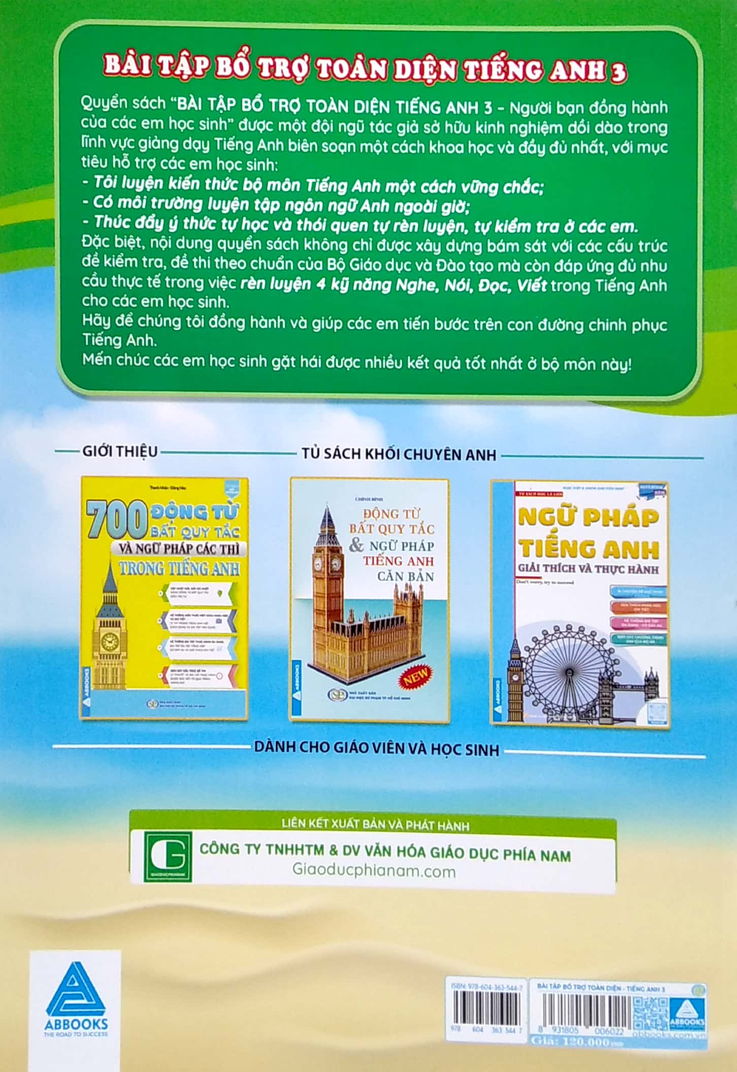 bài tập bỗ trợ toàn diện tiếng anh 3