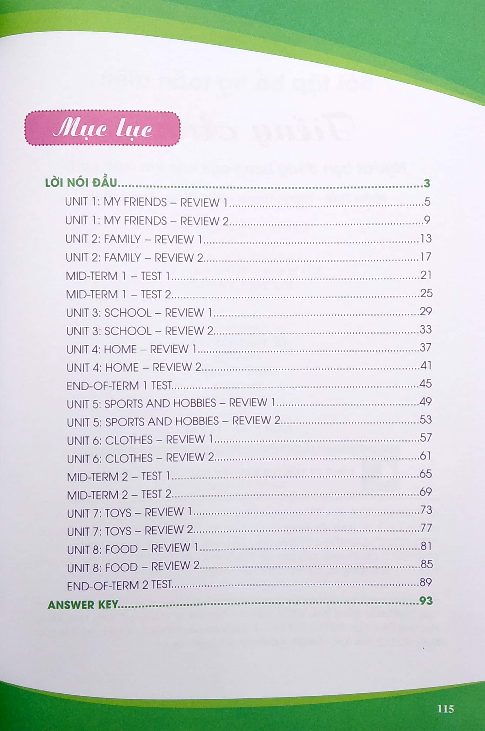 bài tập bỗ trợ toàn diện tiếng anh 3