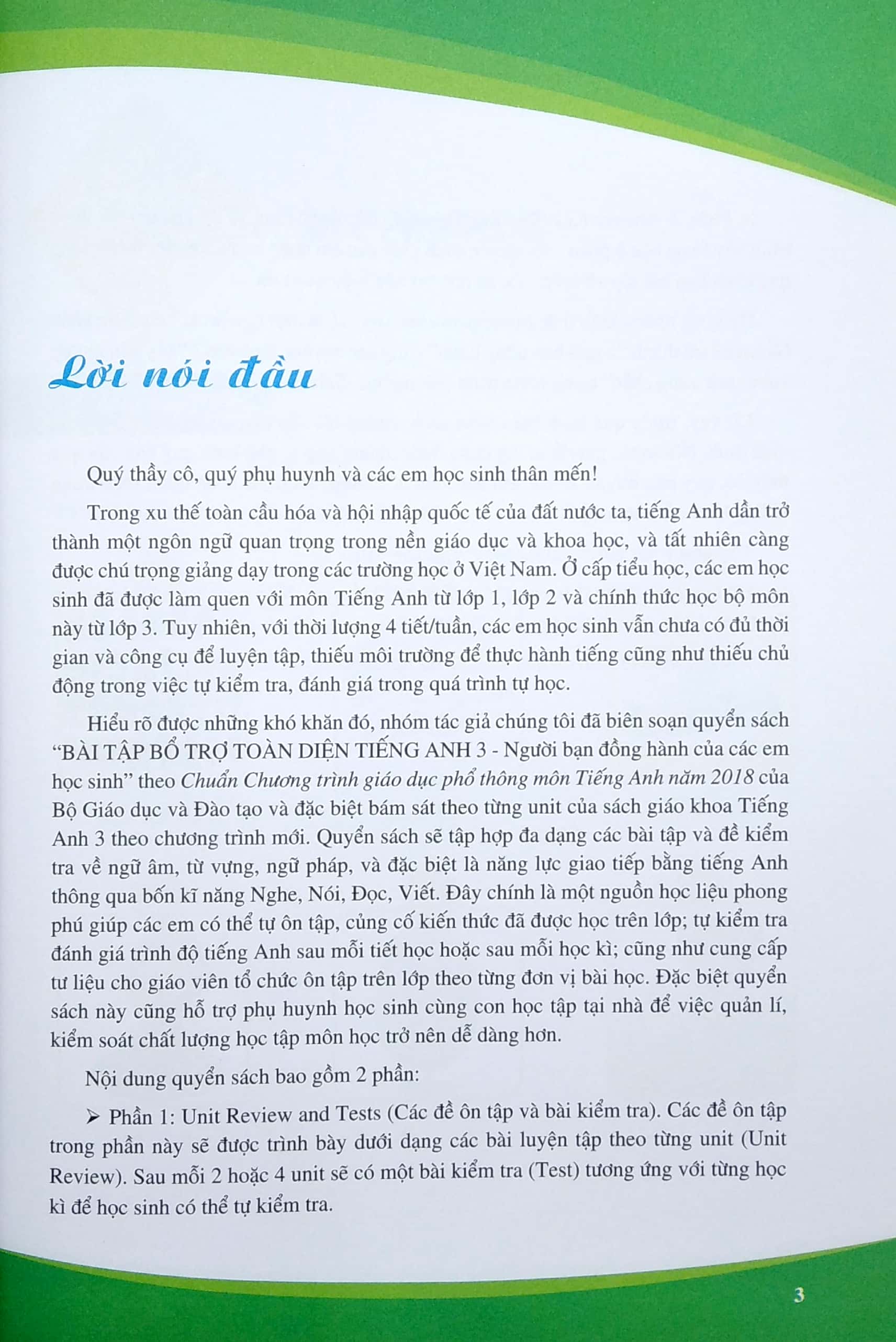 bài tập bỗ trợ toàn diện tiếng anh 3