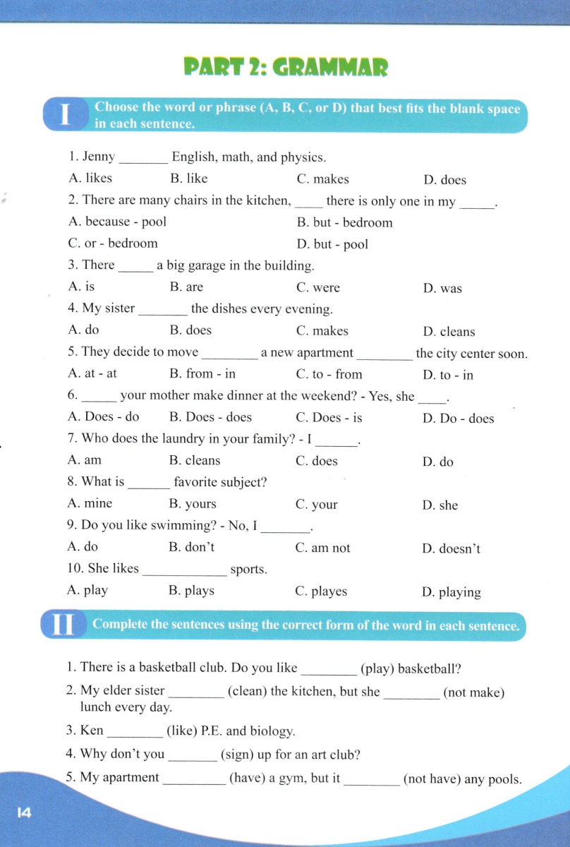 bài tập bổ trợ toàn diện tiếng anh 6