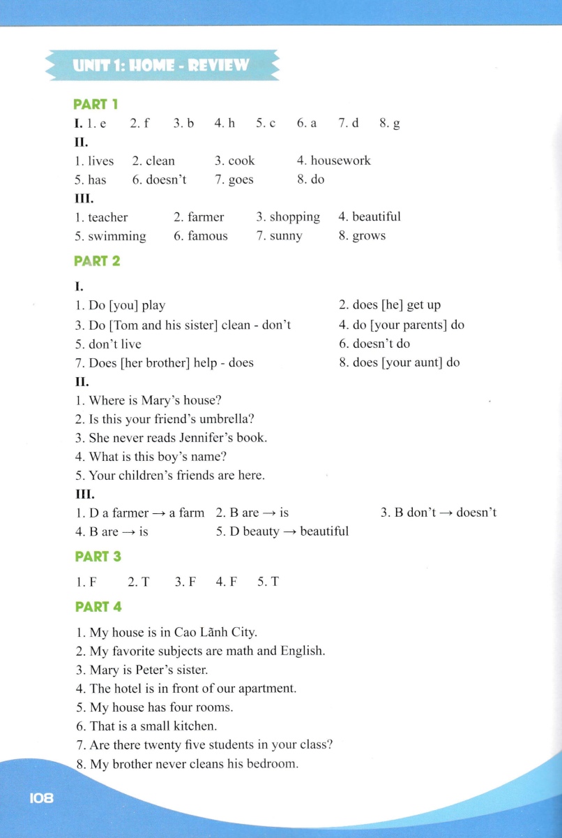 bài tập bổ trợ toàn diện tiếng anh 6