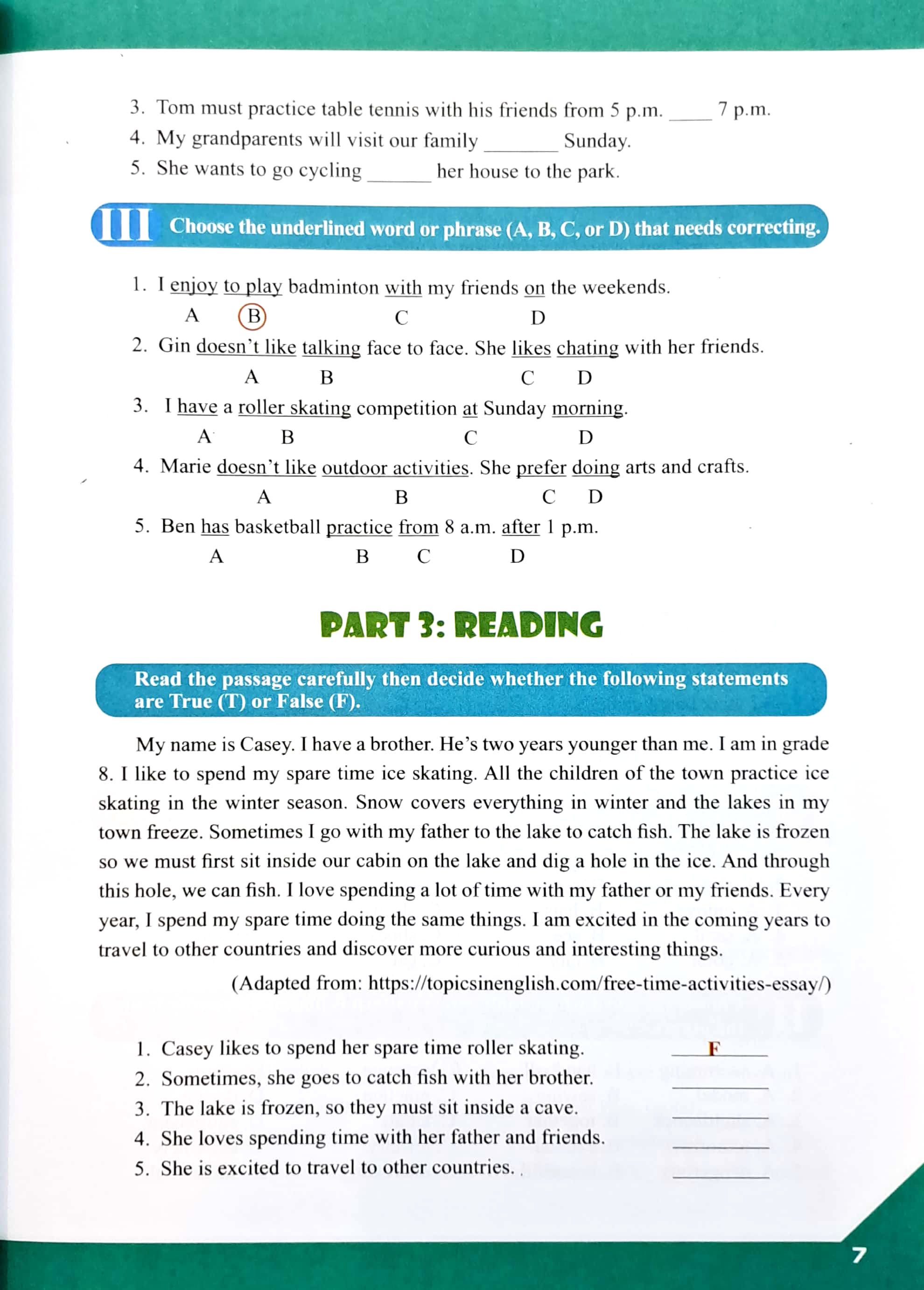 bài tập bổ trợ toàn diện tiếng anh 8