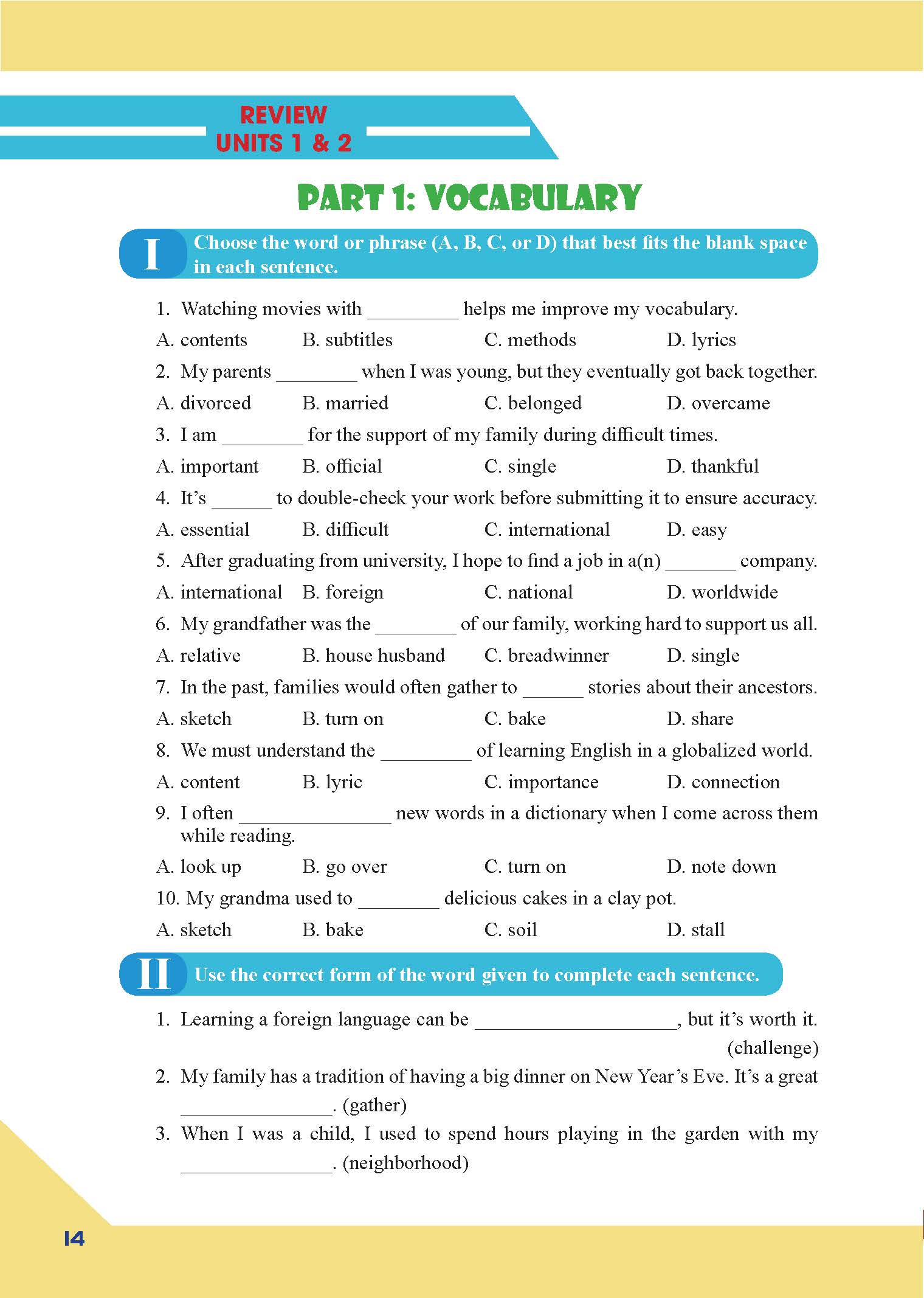 bài tập bổ trợ toàn diện tiếng anh 9 - người bạn đồng hành của các học sinh