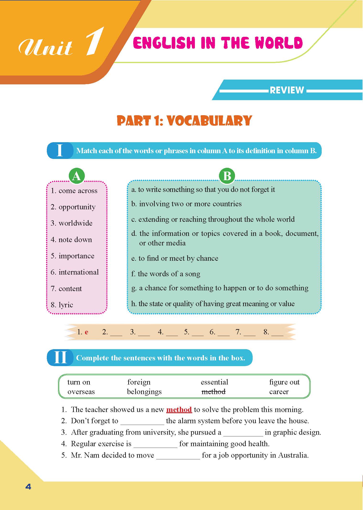 bài tập bổ trợ toàn diện tiếng anh 9 - người bạn đồng hành của các học sinh