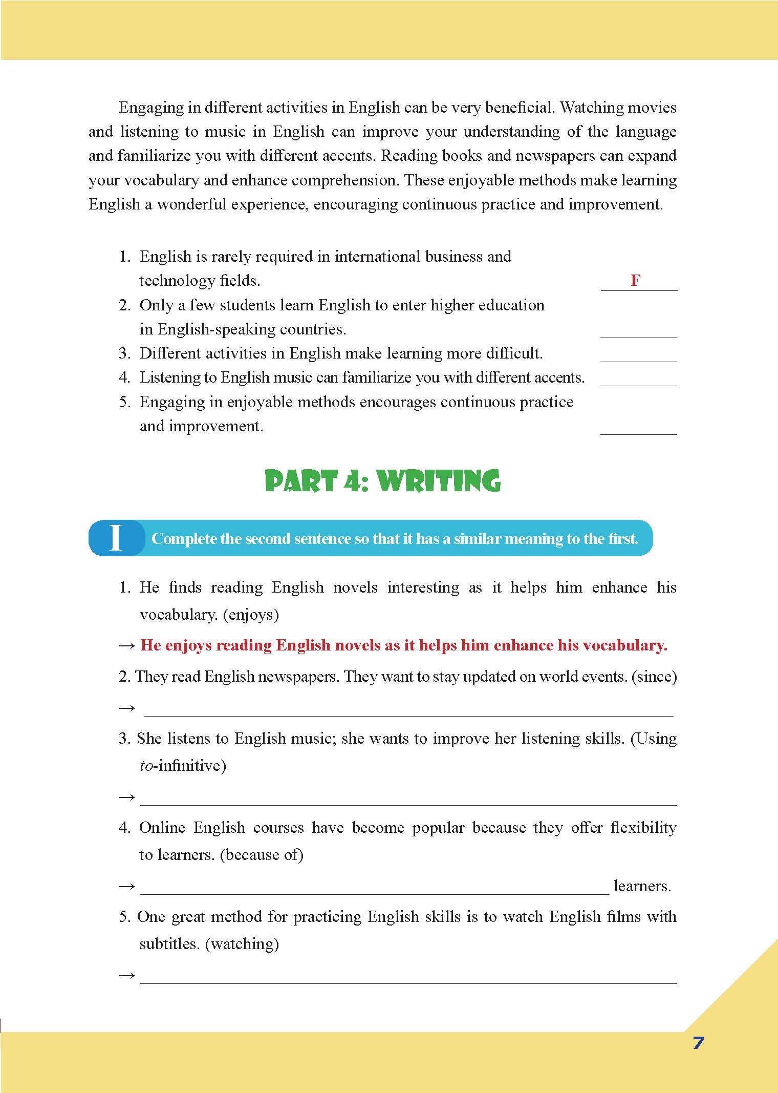 bài tập bổ trợ toàn diện tiếng anh 9 - người bạn đồng hành của các học sinh