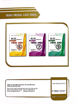 bài tập bổ trợ và phát triển năng lực môn tiếng anh lớp 8 - tập 1