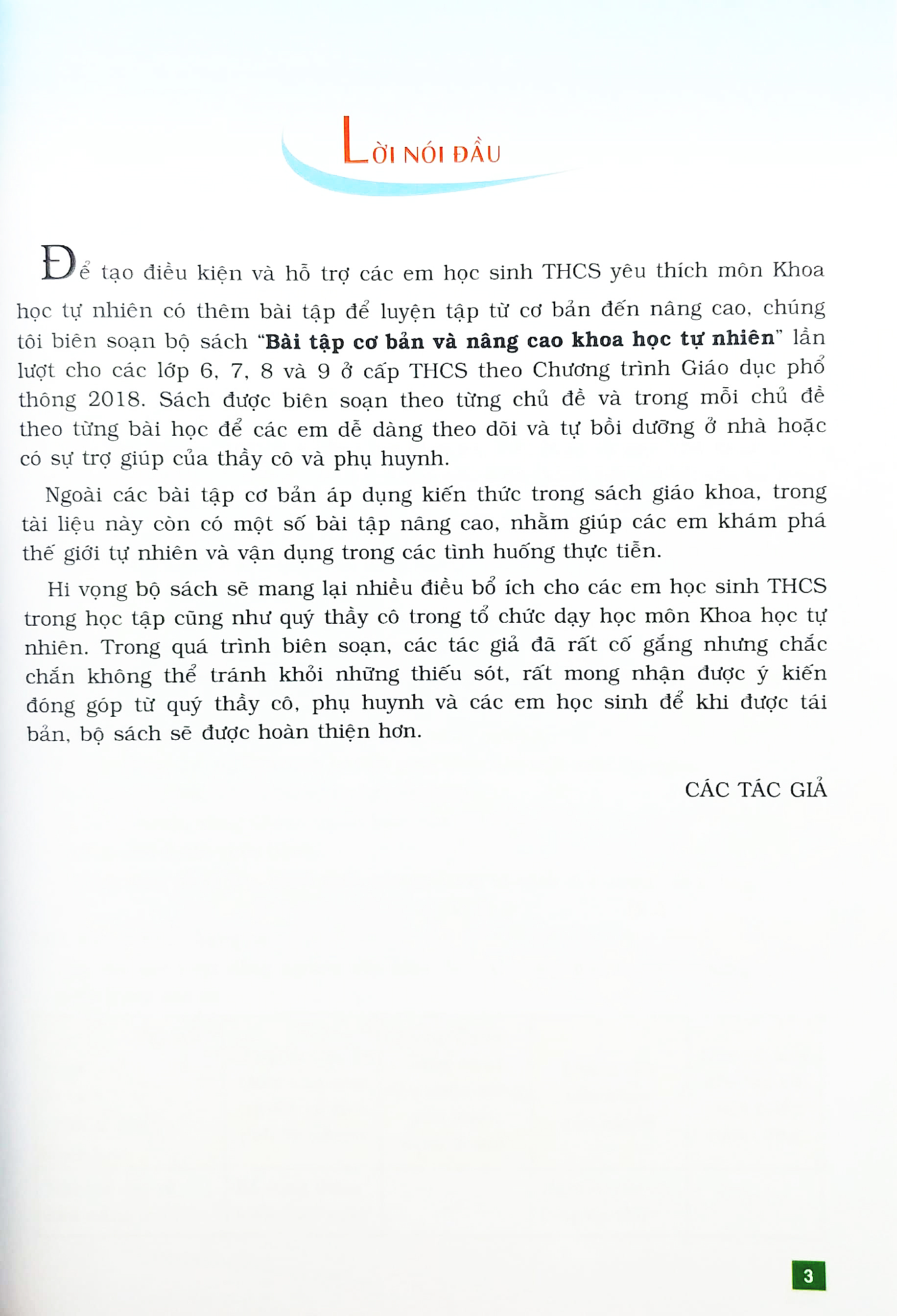 bài tập cơ bản và nâng cao khoa học tự nhiên 6