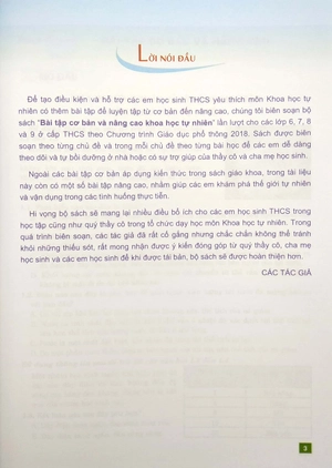 bài tập cơ bản và nâng cao khoa học tự nhiên 7