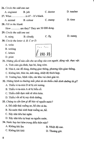bài tập dành cho học sinh thi trạng nguyên nhỏ tuổi 4
