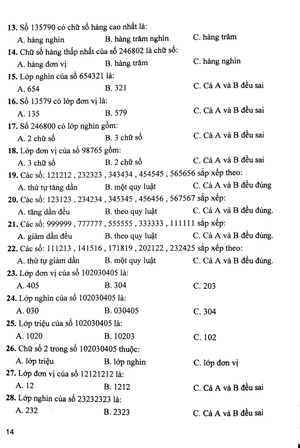 bài tập dành cho học sinh thi trạng nguyên nhỏ tuổi 4
