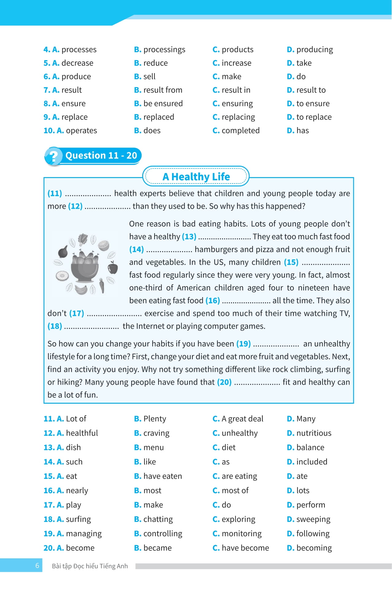 bài tập đọc hiểu tiếng anh - ôn thi vào lớp 10 và 10 chuyên