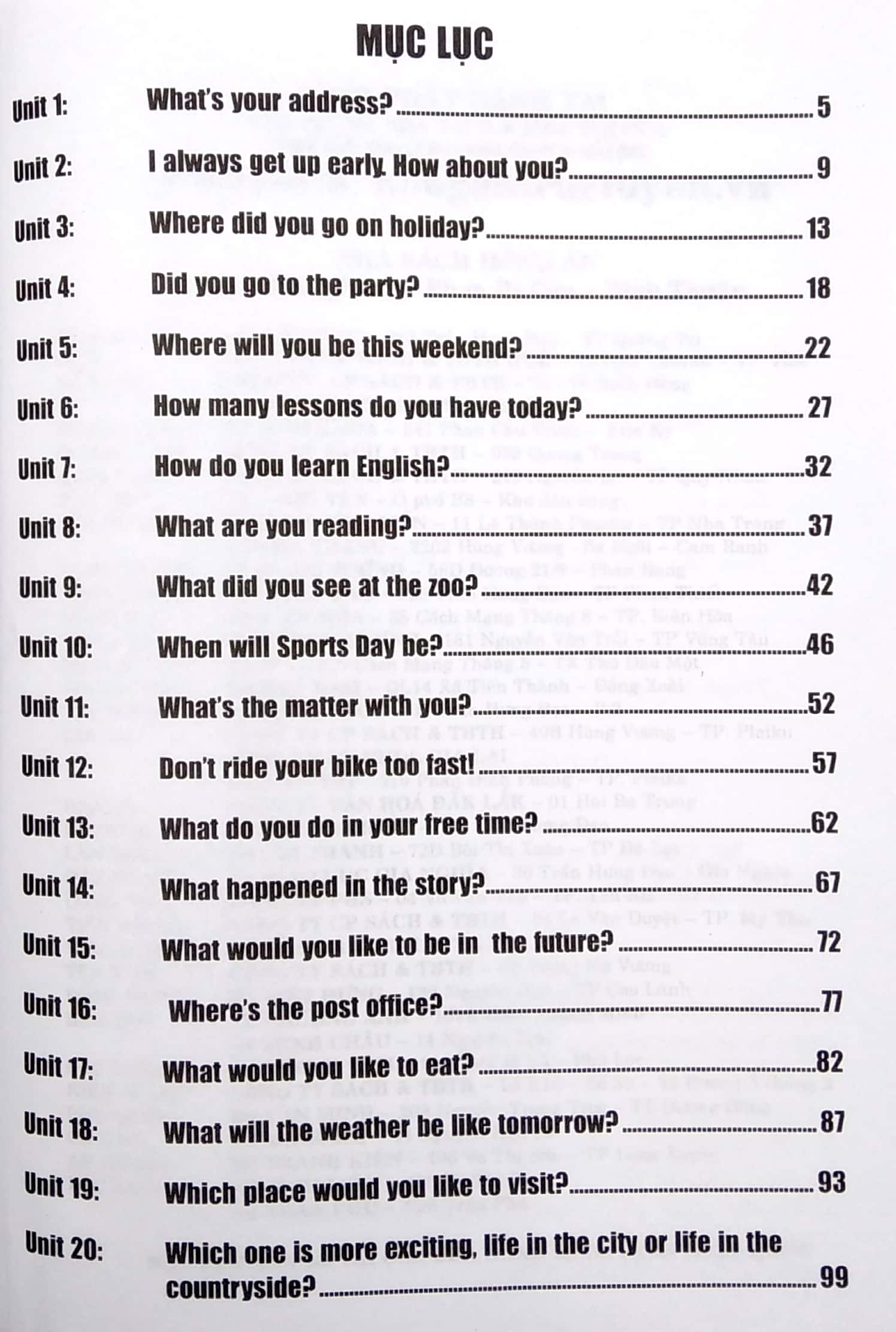 bài tập dùng kèm tiếng anh 5 - biên soạn theo chương trình mới