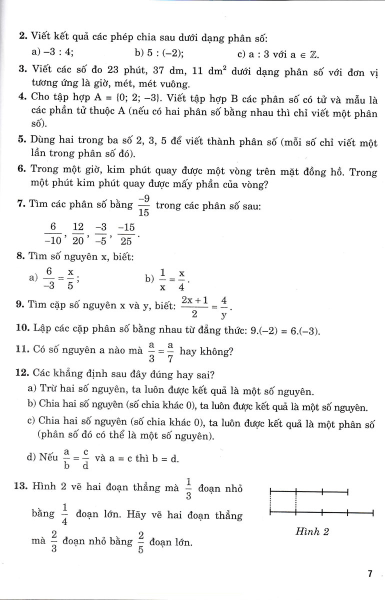 bài tập em học toán 6 - tập 2