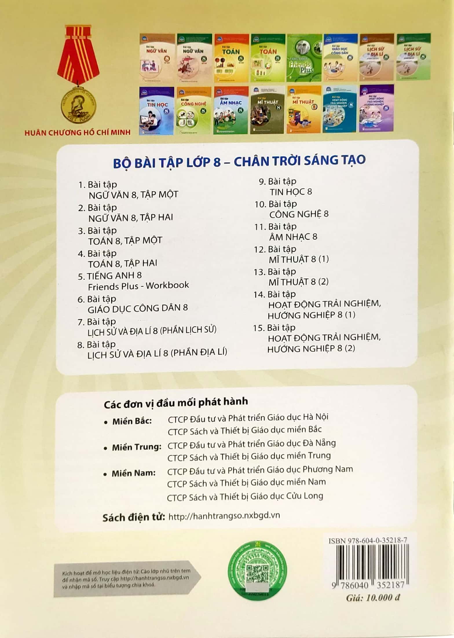 bài tập giáo dục công dân 8 (chân trời) (chuẩn)