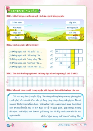bài tập hằng ngày tiếng việt 5 - tập 1 (kết nối)