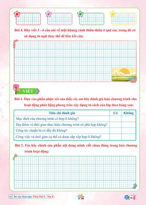 bài tập hằng ngày tiếng việt 5 - tập 2 (kết nối)