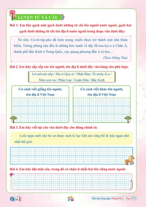 bài tập hằng ngày tiếng việt 5 - tập 2 (kết nối)