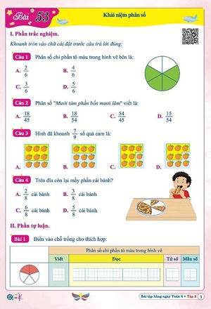 bài tập hằng ngày toán 4 - tập 2 (cánh diều)