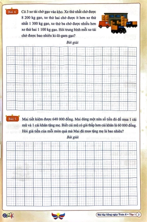 bài tập hằng ngày toán 5 - tập 1 (cánh diều)