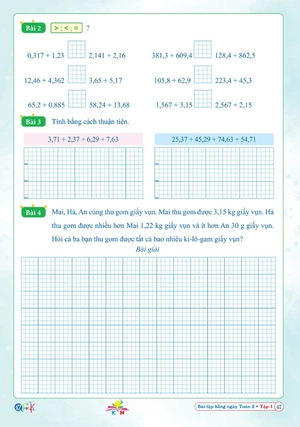 bài tập hằng ngày toán 5 - tập 1 (kết nối)