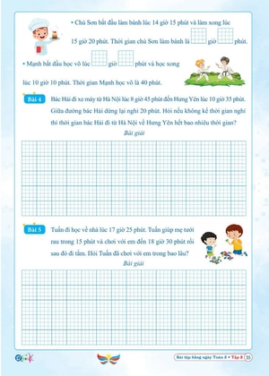 bài tập hằng ngày toán 5 - tập 2 (cánh diều)