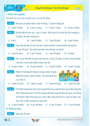 bài tập hằng ngày toán 5 - tập 2 (cánh diều)