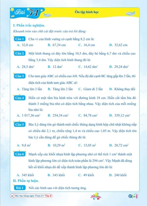 bài tập hằng ngày toán 5 - tập 2 (kết nối)