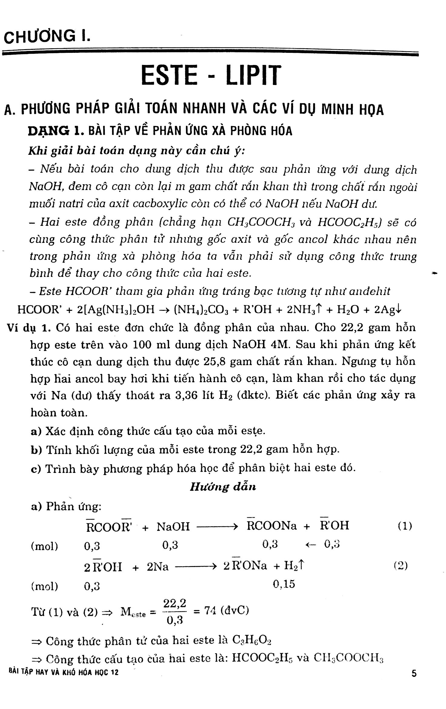 bài tập hay & khó hóa học lớp 12