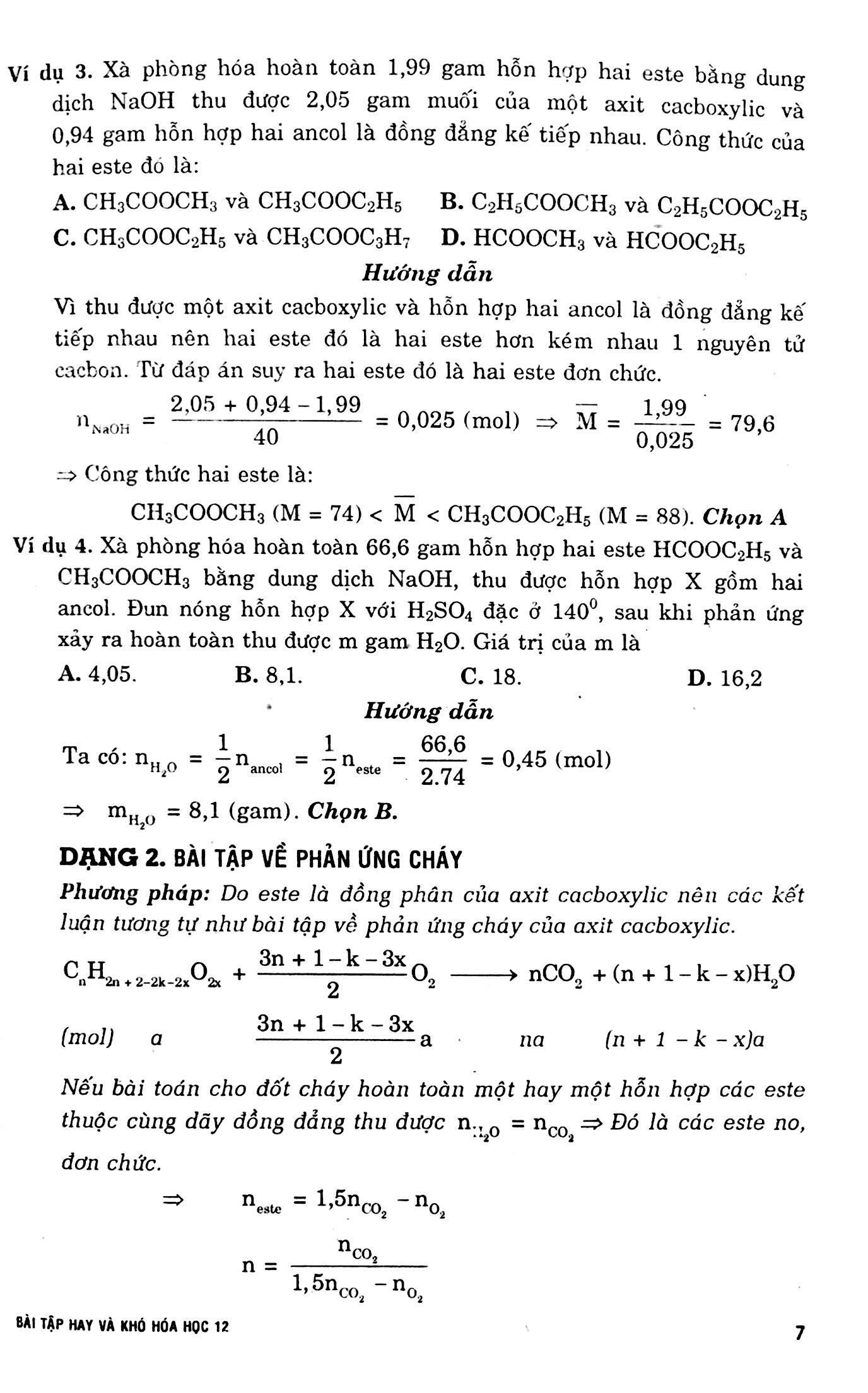 bài tập hay & khó hóa học lớp 12