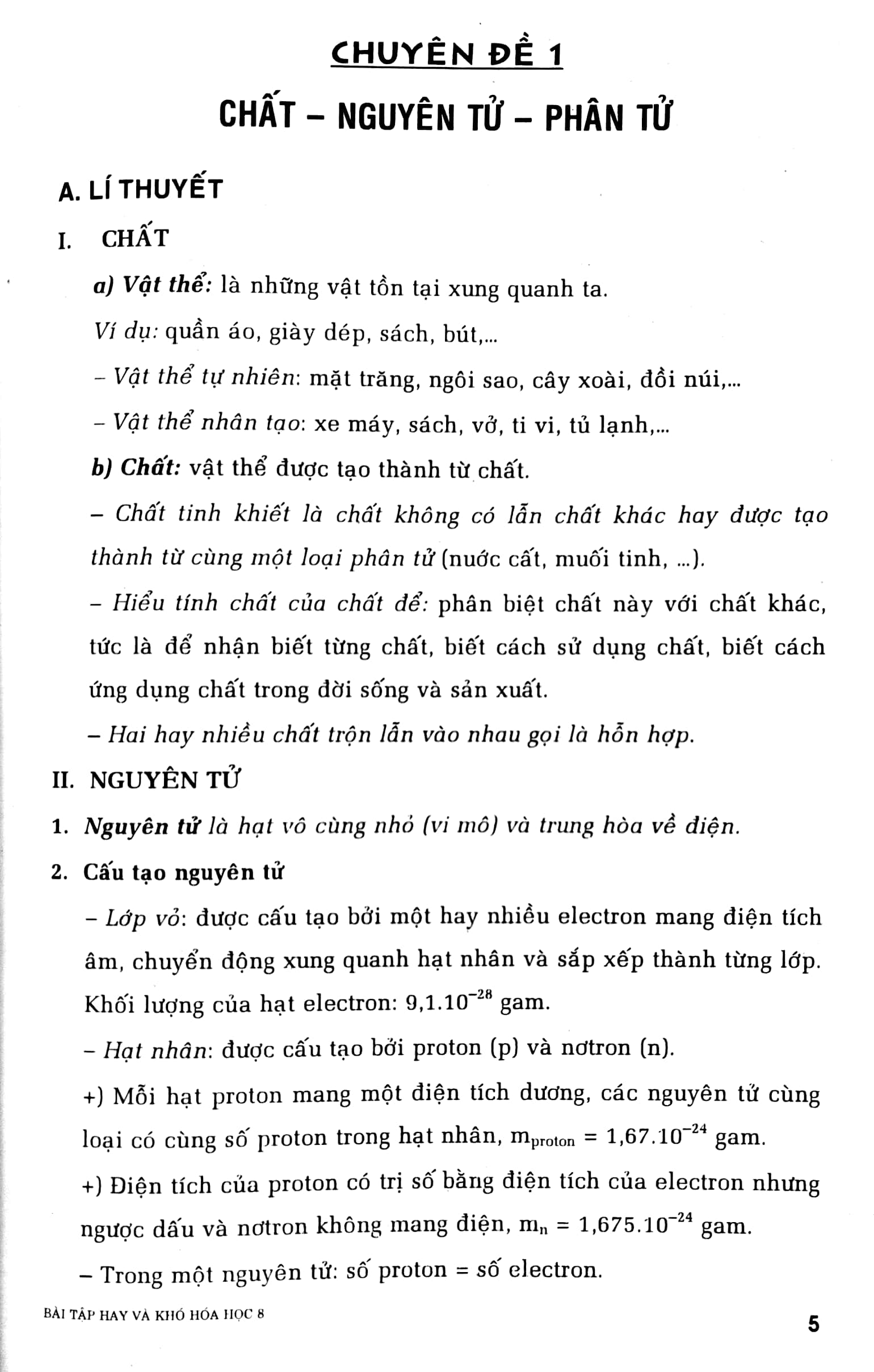 bài tập hay và khó hóa học 8 (biên soạn theo chương trình giáo dục phổ thông mới) (tái bản 2023)