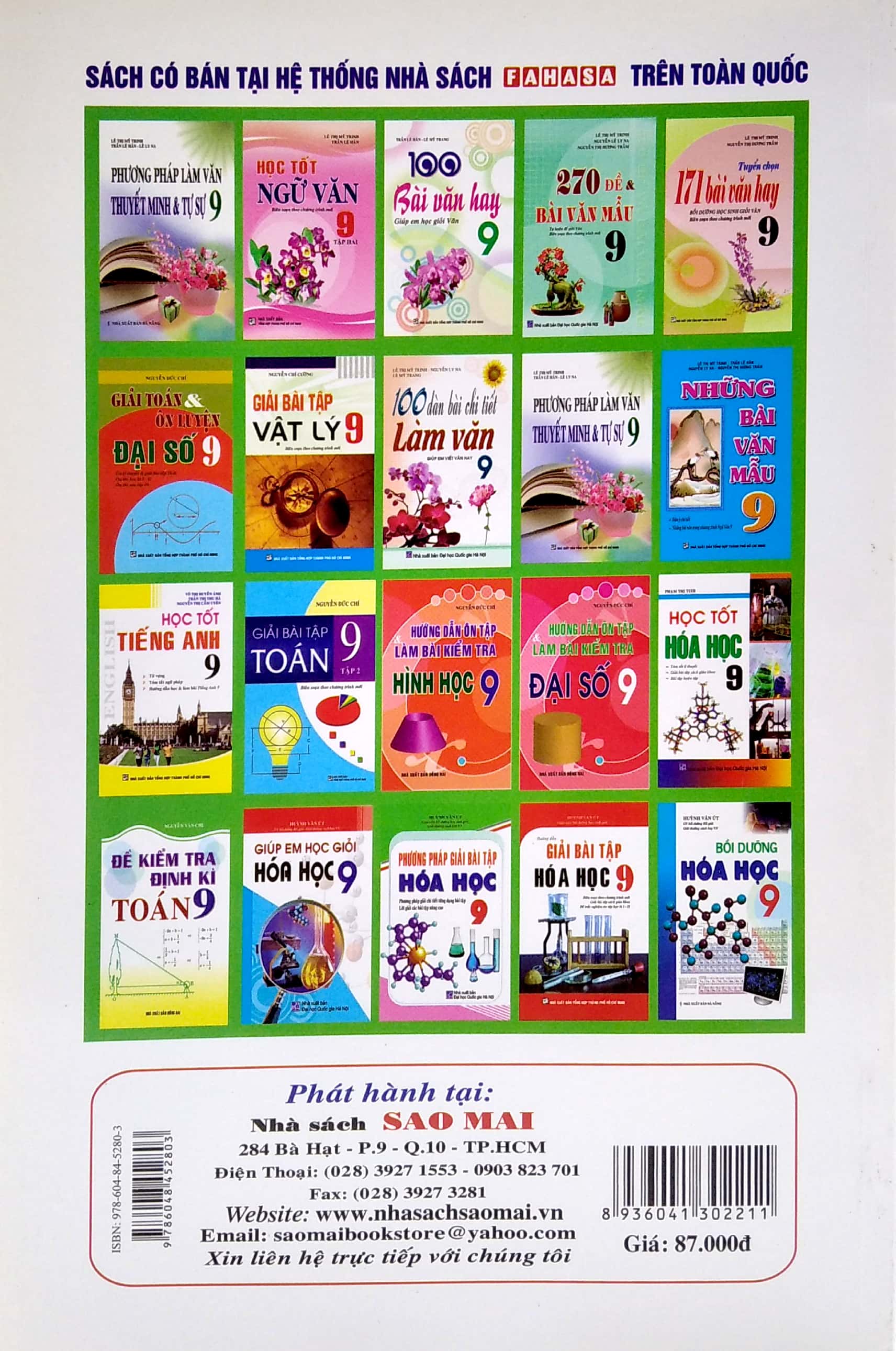 bài tập hay và khó hóa học 9 (tái bản 2020)