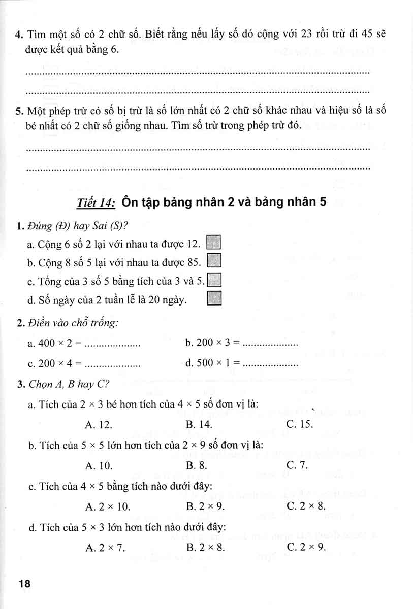 bài tập hay và khó toán 3 - tập 1 (biên soạn theo chương trình giáo dục phổ thông mới - dùng chung cho các bộ sgk hiện hành)