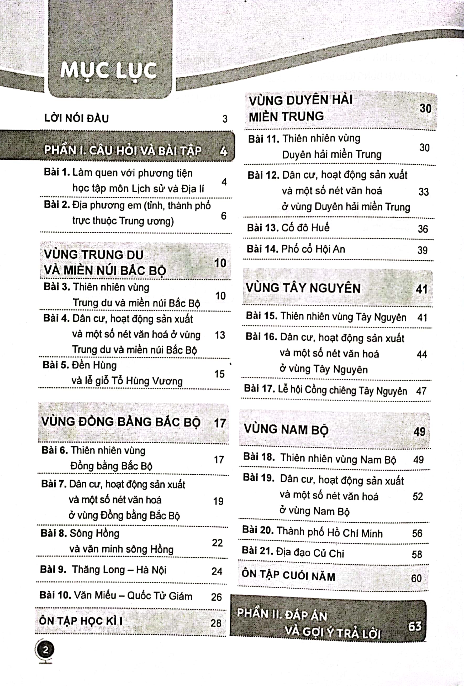 bài tập lịch sử và địa lí 4 (cánh diều) (chuẩn)