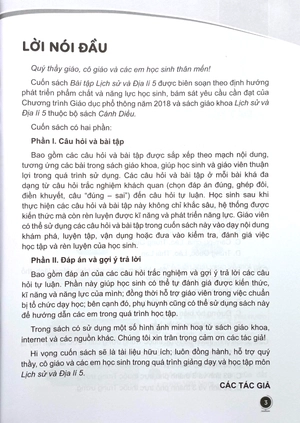 bài tập lịch sử và địa lí 5 (cánh diều) (chuẩn)